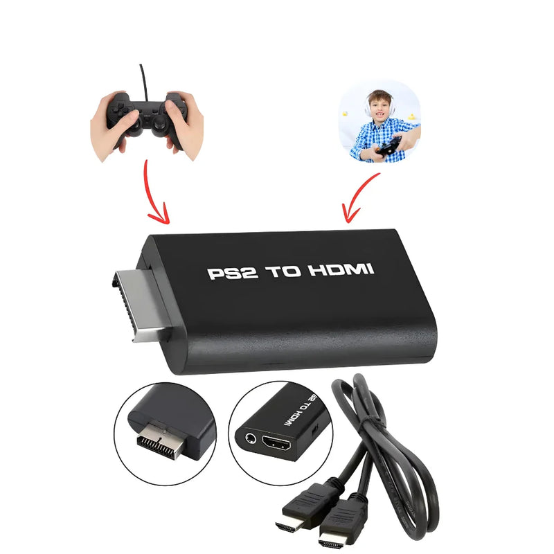 Adaptador com Cabo PS2 para HDMI