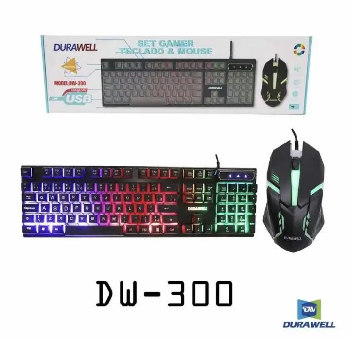 Kit Gamer - Teclado e Mouse