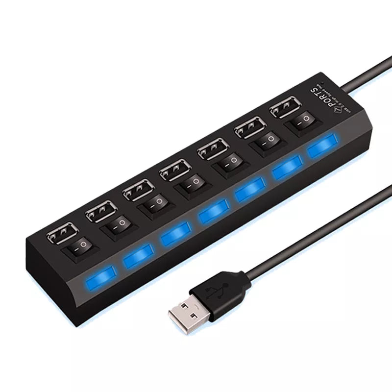 Hub USB 2.0 de 4/7 Portas